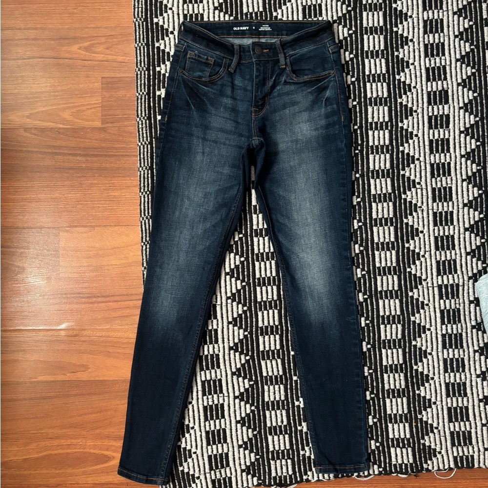 Old Navy mid rise rockstar super skinny